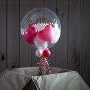 Personalised White Feathers Bubble Balloon additional 4