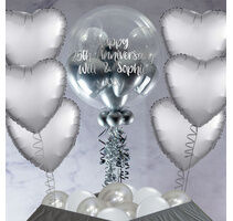 Silver Sparkle Balloon Package